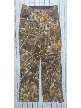 TideWe Camouflage Hunting Pants Medium Realtree Edge Fleece-Lined